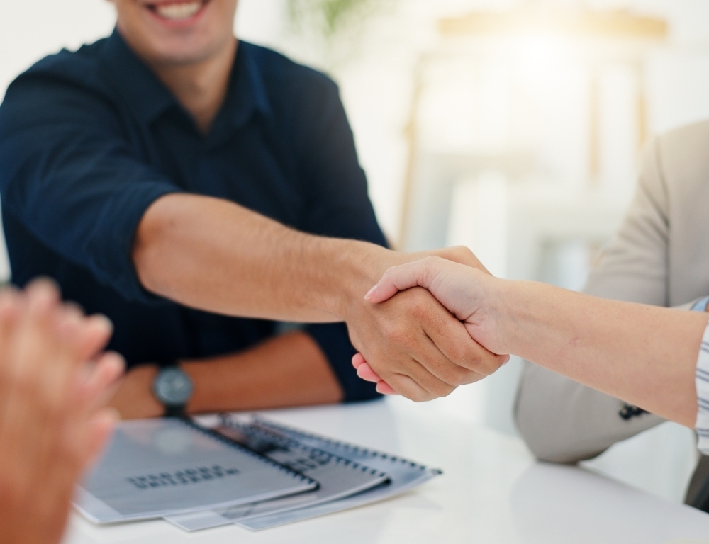 shaking hands
