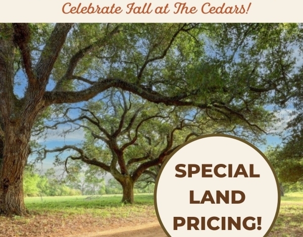 acreage lots for sale in North Houston