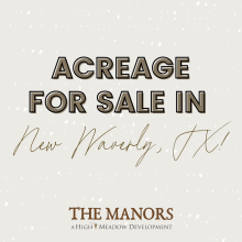 acreage homesites for sale in Houston