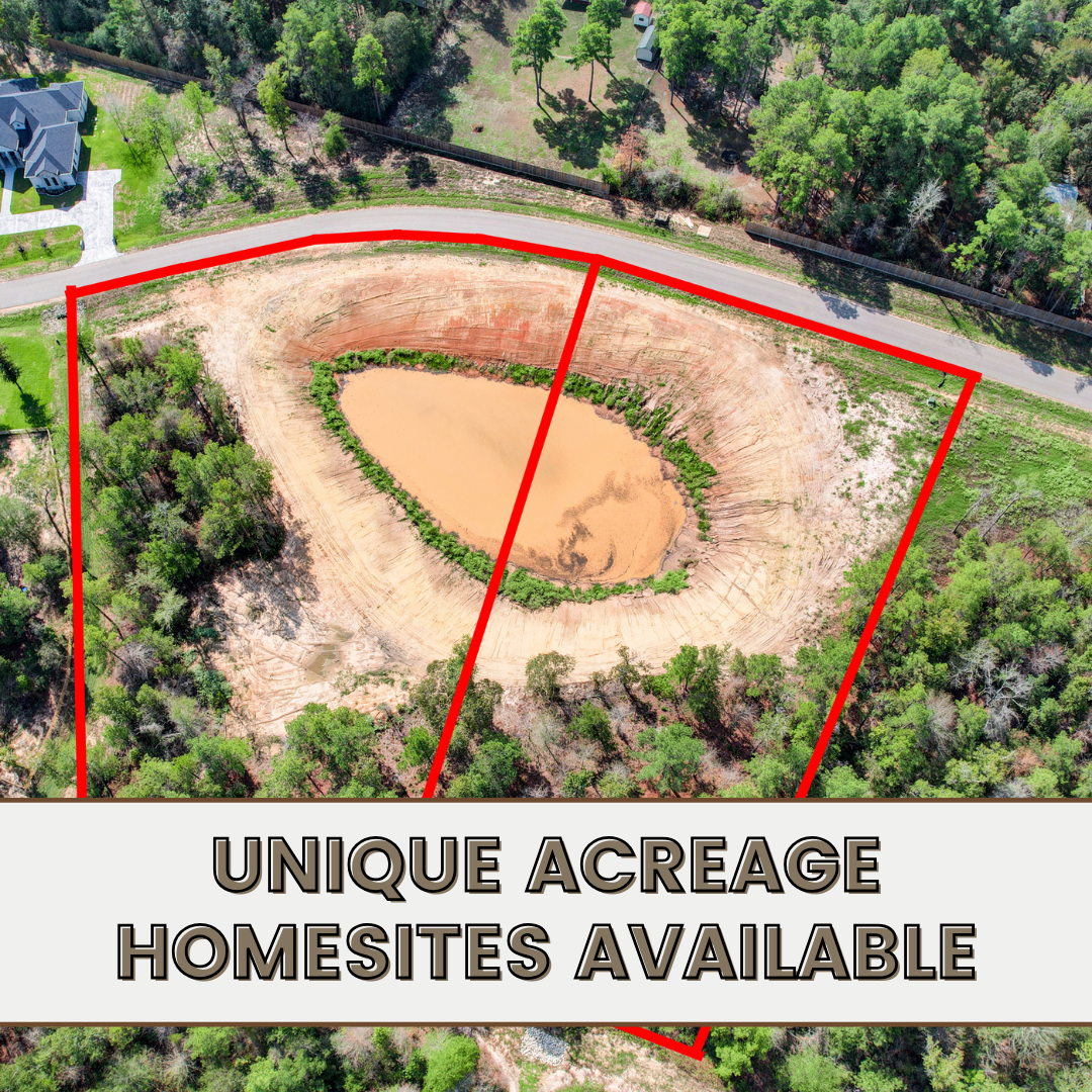 acreage homesites for sale in Houston