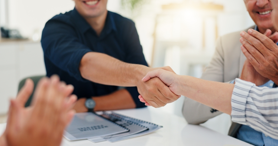 shaking hands